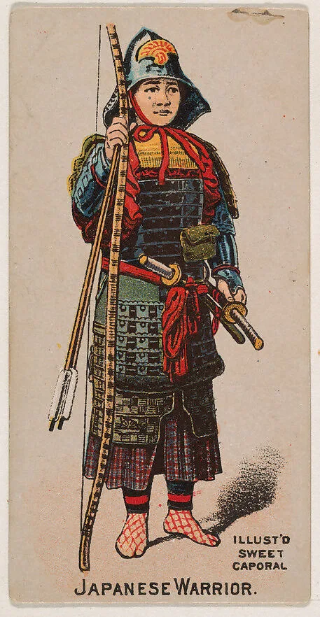 Japanese Warrior, from the Military Series (N224) issued by Kinney Tobacco Company to promote Sweet Caporal Cigarettes — Kinney Brothers Tobacco Company