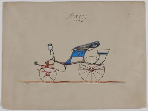 Design for Pony Phaeton, no. 3822