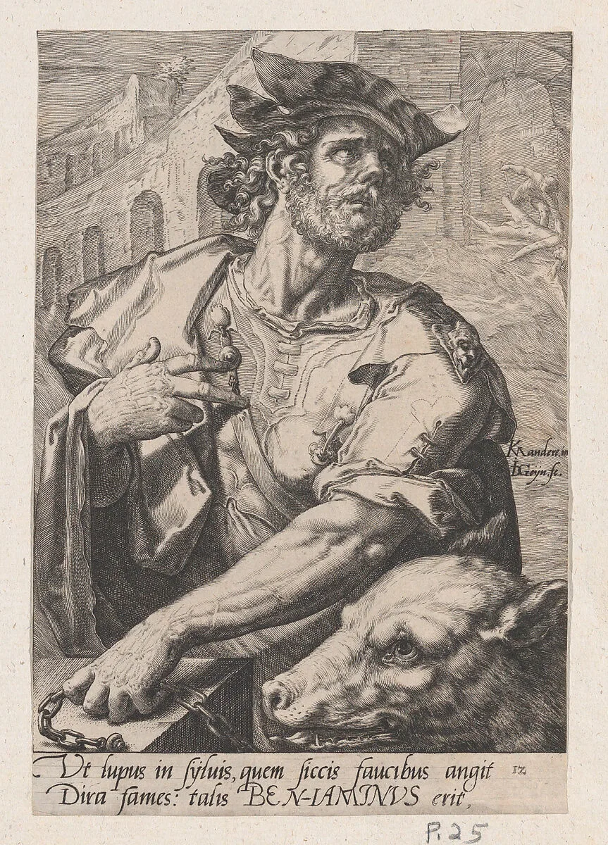 Benjamin, from The Twelve Sons of Jacob — Jacques de Gheyn II|Karel van Mander I|Jan Pitten