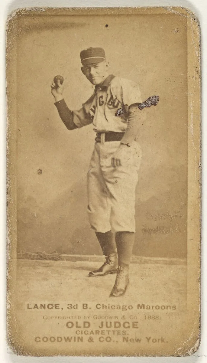 Lance, 3rd Base, Chicago, from the Old Judge series (N172) for Old Judge Cigarettes — Goodwin & Company