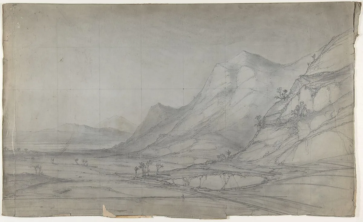 Design for a Stage Set at the Opéra, Paris — Eugène Cicéri