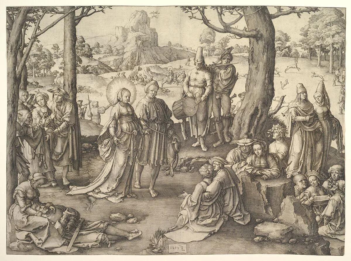 The Dance of the Magdalene — Lucas van Leyden