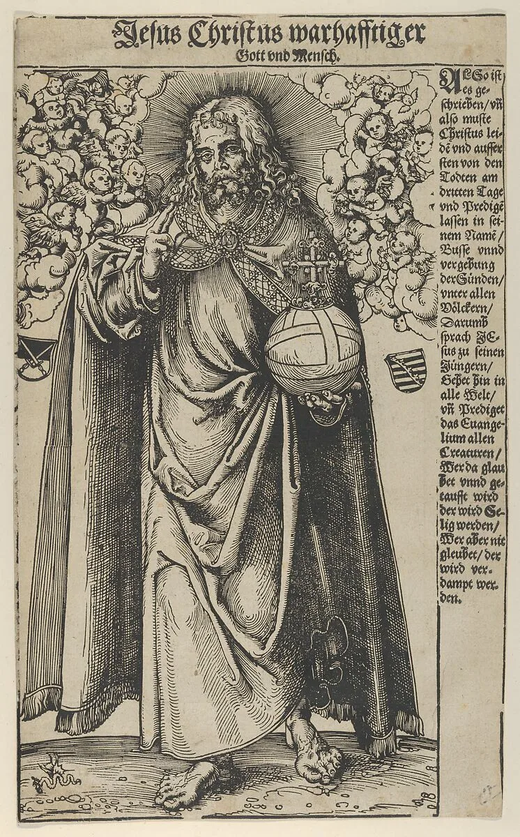 Christ from Christ, the Apostles and St. Paul — Lucas Cranach the Elder