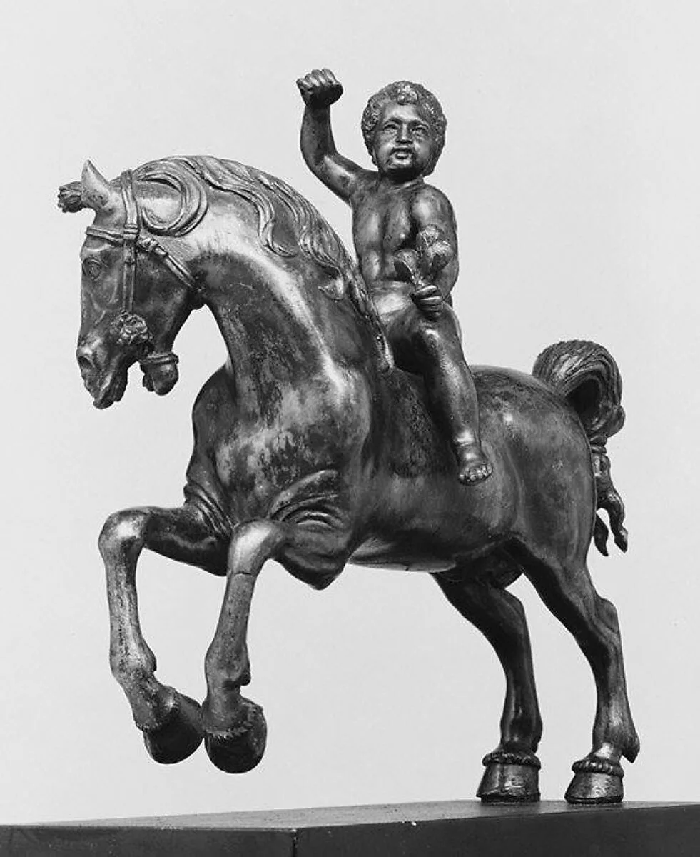 Nude Boy on Horseback — Unknown