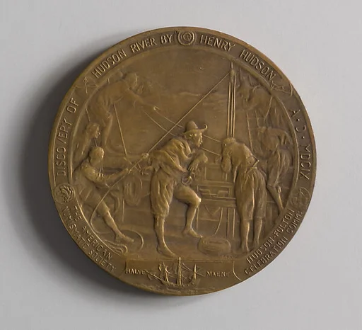 Official Commemorative Medal, The Hudson-Fulton Celebration, New York