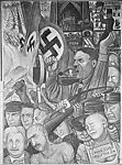["Hitler" Panel of Diego Rivera's Mural for the New Worker's School, New York City]