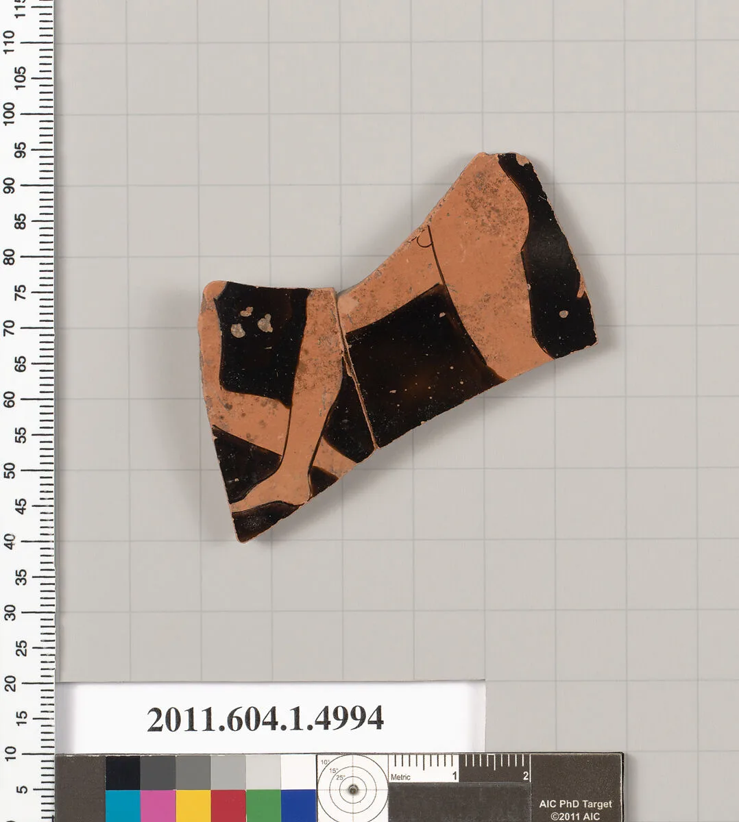 Terracotta fragment of a kylix (drinking cup) — Unknown