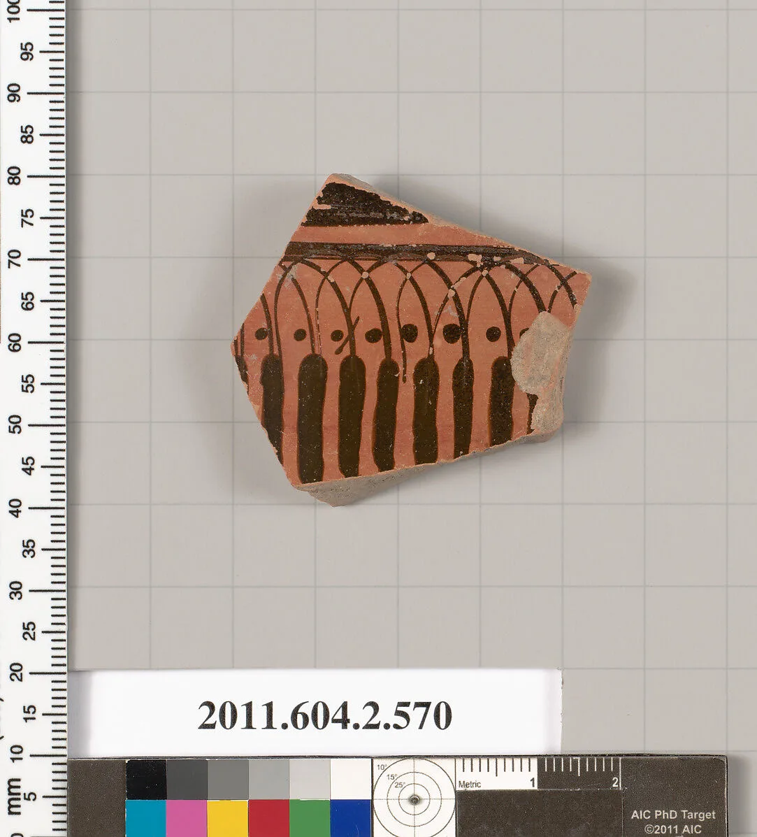 Terracotta fragment of a column-krater (bowl for mixing wine and water) — Unknown