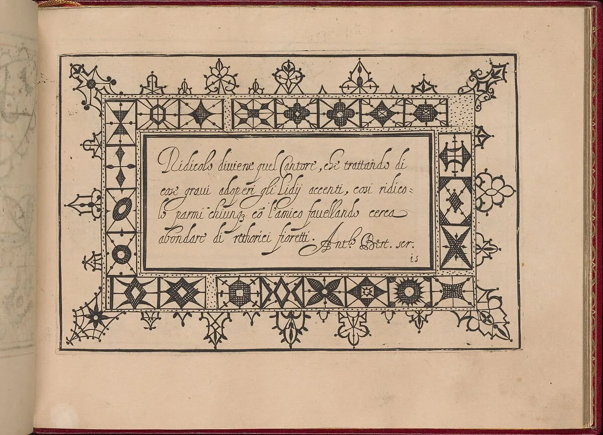 Ghirlanda: Di sei vaghi fiori scielti da piu famosi Giardini d'Italia, page 23 (recto) — Pietro Paulo Tozzi|Libraria del Giesu