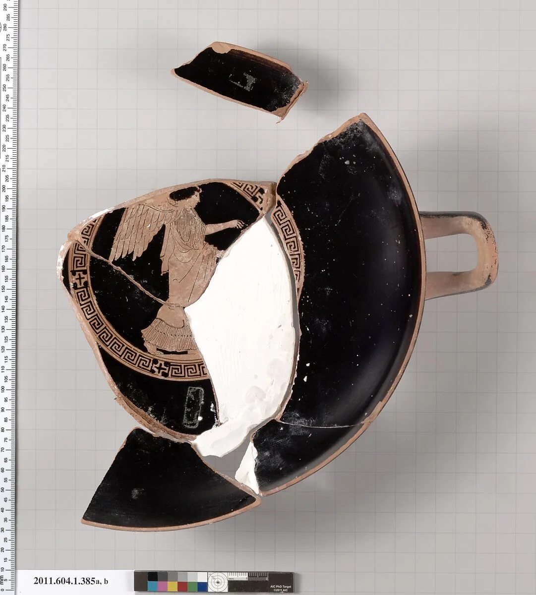 Terracotta fragments of a kylix (drinking cup) — Unknown