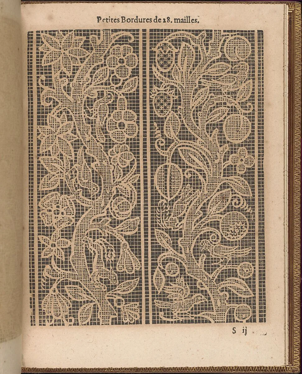 La Pratique de l'Aiguille, page 69 (recto) — Matthias Mignerak|Pierre Firens|Marie de Medici|Jean Le Clerc