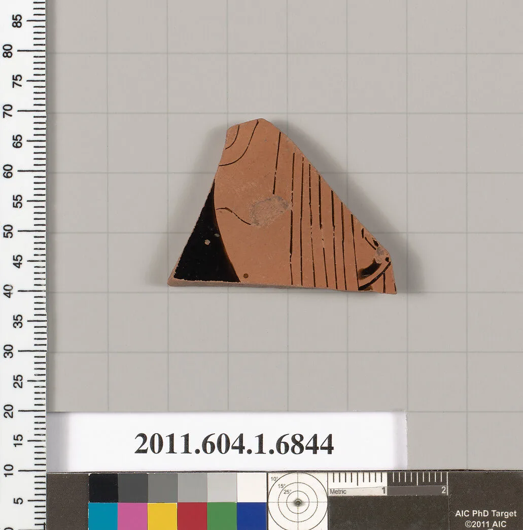 Terracotta fragment of a kylix (drinking cup) — Unknown