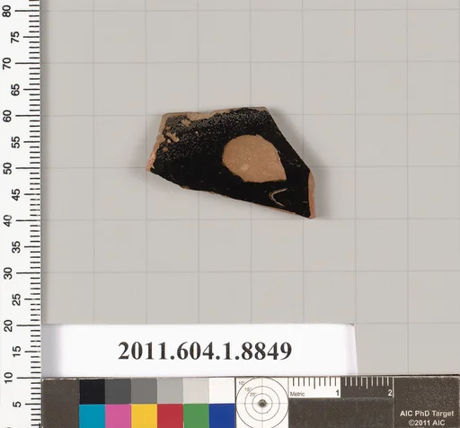 Terracotta fragment of a kylix (drinking cup)