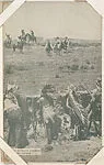 A Fight between Cowboys and Indians from Indians and Western Historical Scenes series (W417) — Unknown