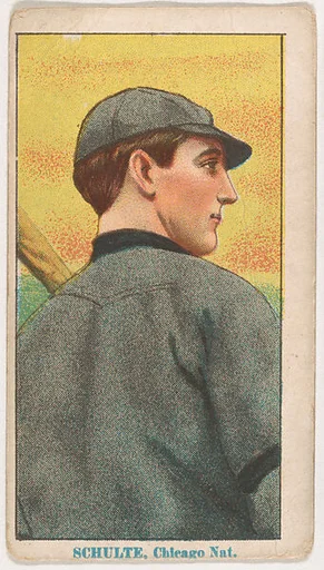Frank "Wildfire" Schulte, Chicago, Cross Tobacco Baseball Series, 1912-1913