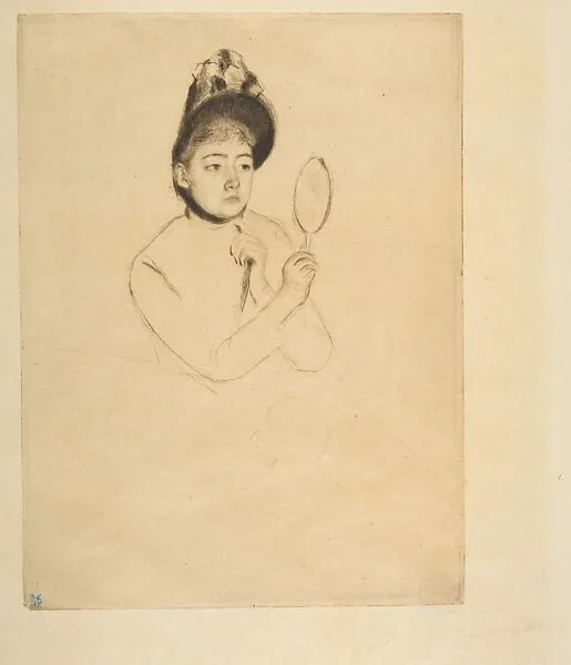 The Bonnet — Mary Cassatt