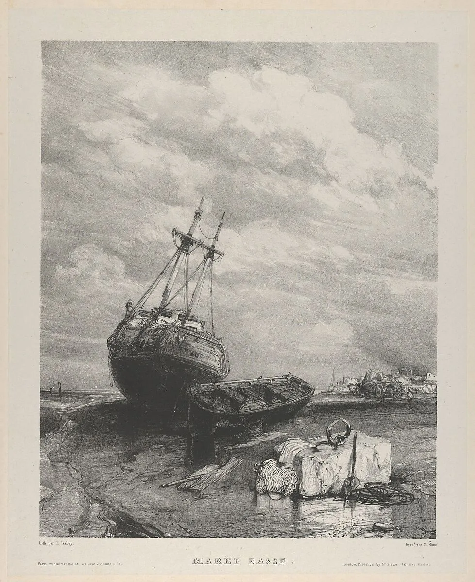 Low Tide — Charles Motte|McLean & Co.|Victor Morlot|Eugène Isabey