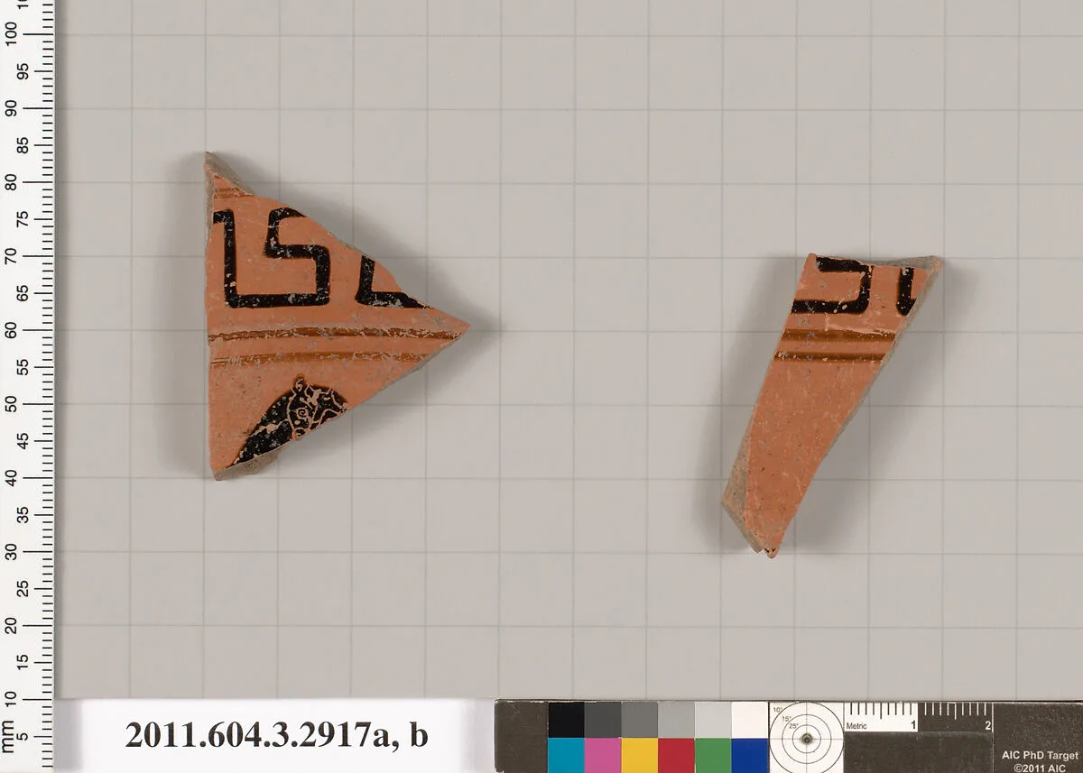 Terracotta fragments of a neck-amphora (jar)? — Unknown