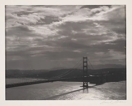 Golden Gate Bridge from Marin Hills, California