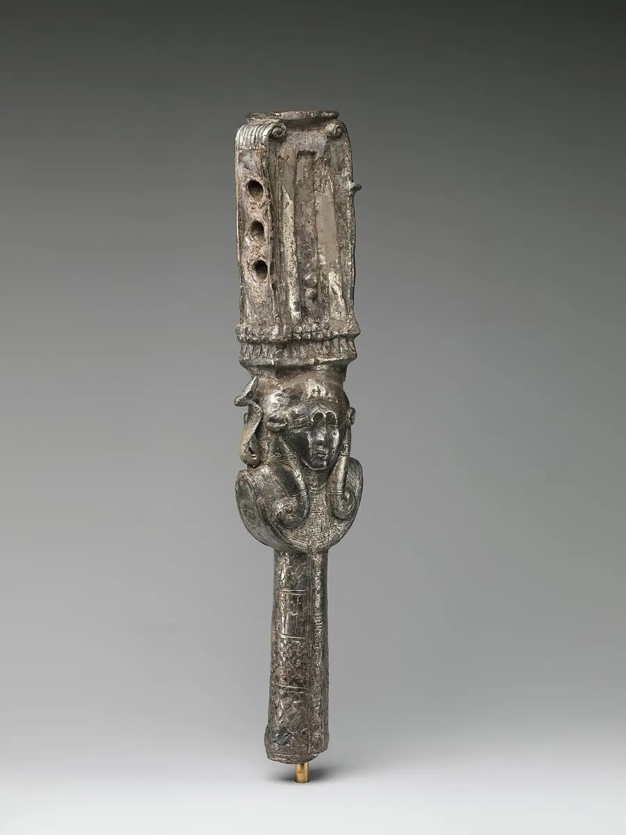 Sistrum with a dedication referring to a king — Unknown