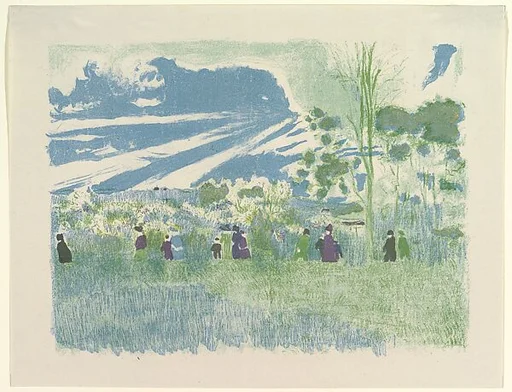 À Travers Champs (Across the Fields), from the series "Landscapes and Interiors"