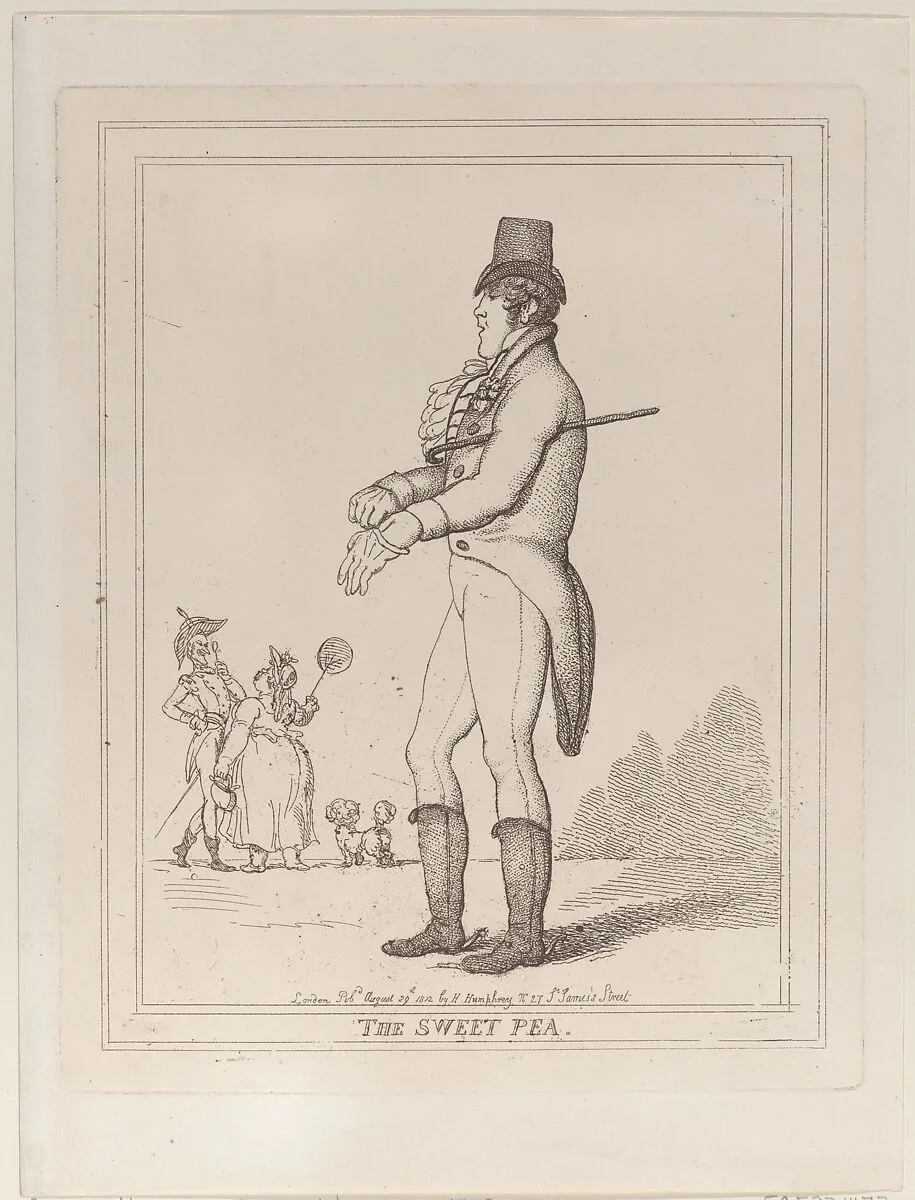The Sweet Pea — Thomas Rowlandson|Hannah Humphrey
