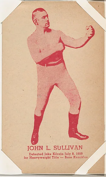 John L. Sullivan from Boxers Exhibits series (W467) — Unknown