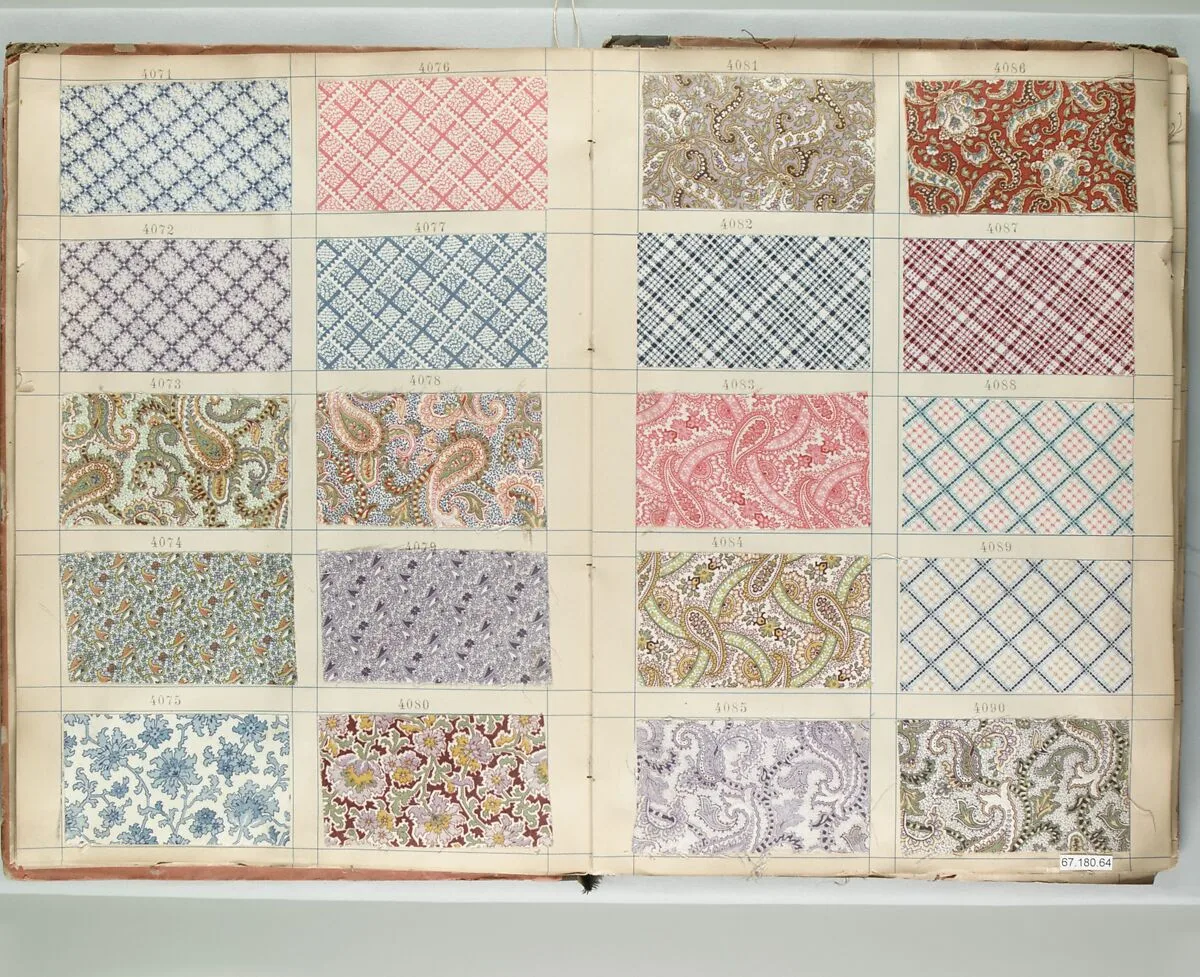 Textile Sample Book — Unknown
