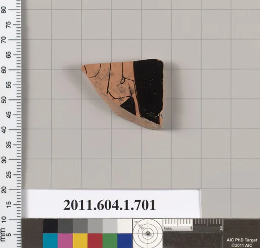 Terracotta fragment of a kylix (drinking cup)