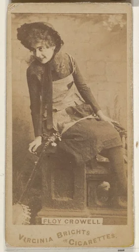 Floy Crowell, from the Actors and Actresses series (N45, Type 1) for Virginia Brights Cigarettes
