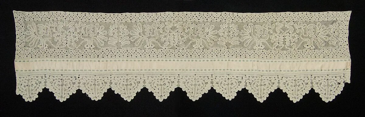 Bed curtain border — Unknown