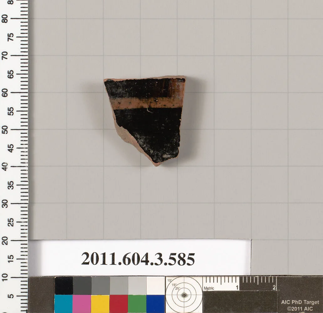Terracotta fragment of a column-krater (bowl for mixing wine and water) — Unknown