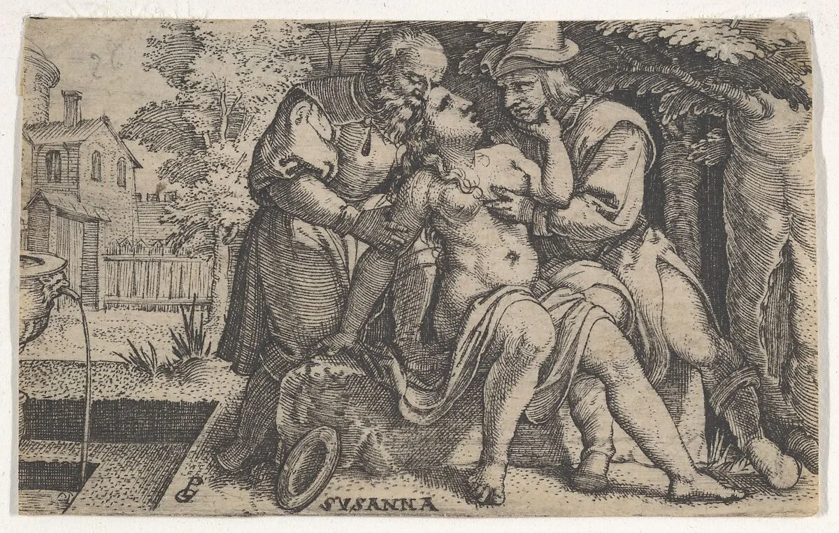Susanna and the Elders — Georg Pencz