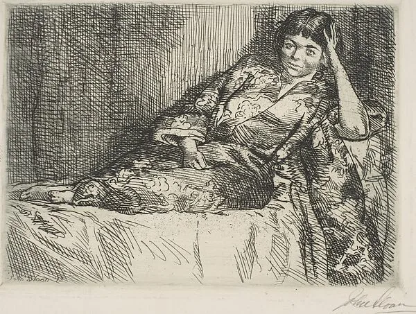 Girl in Kimono — John Sloan