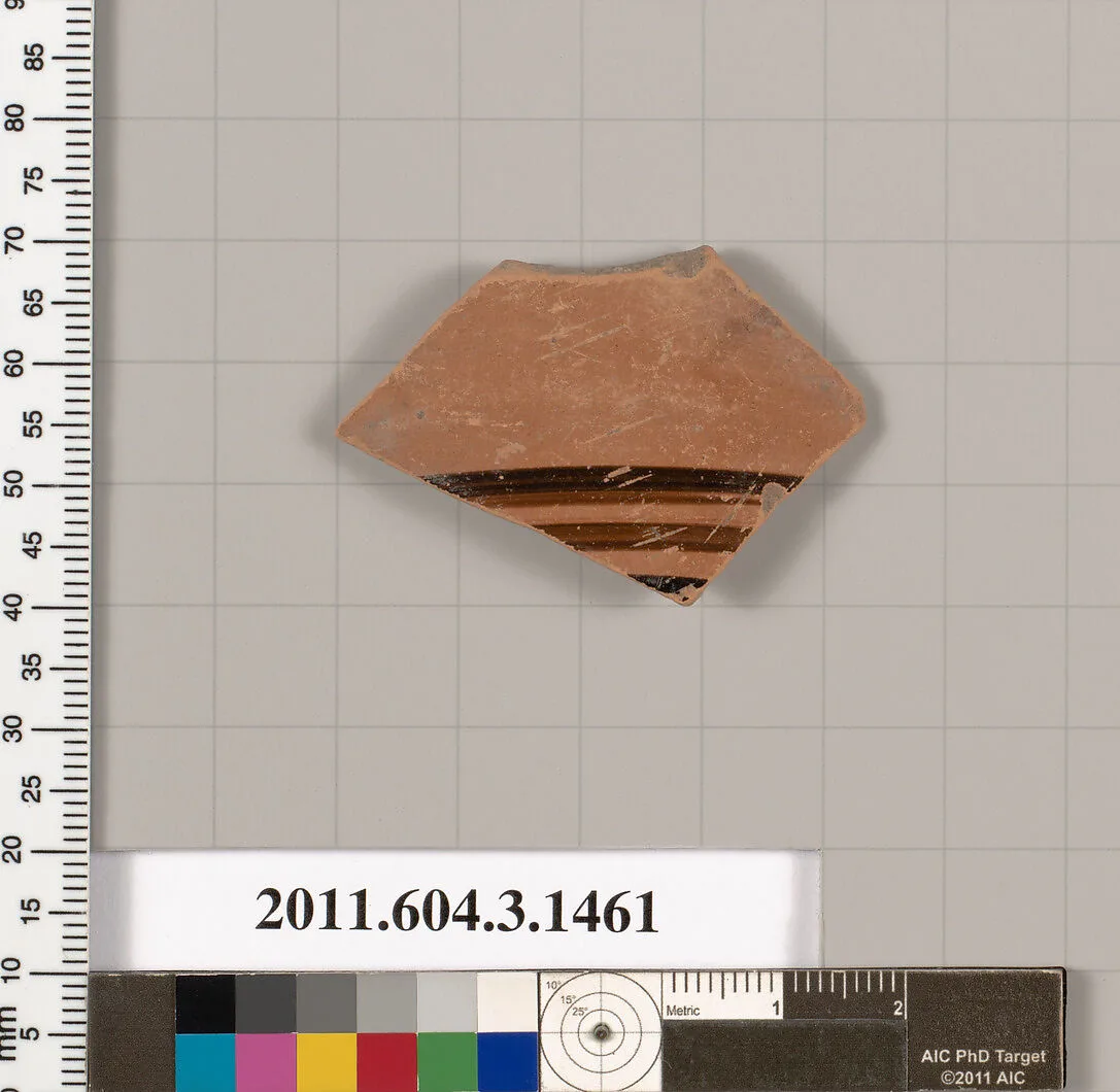 Terracotta fragment of a skyphos (deep drinking cup) — Unknown