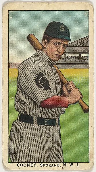 Cooney, Spokane, Northwestern League, from the "Obak Baseball Players" set (T212), issued by the American Tobacco Company to promote Obak Mouthpiece Cigarettes — American Tobacco Company