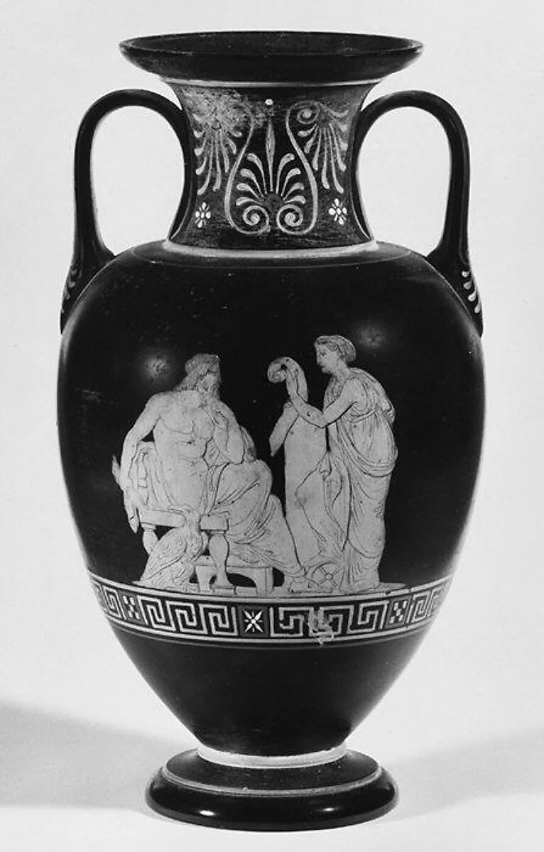 Pair of vases — Frederick Sonne|V. Wendrich|Bertel Thorvaldsen