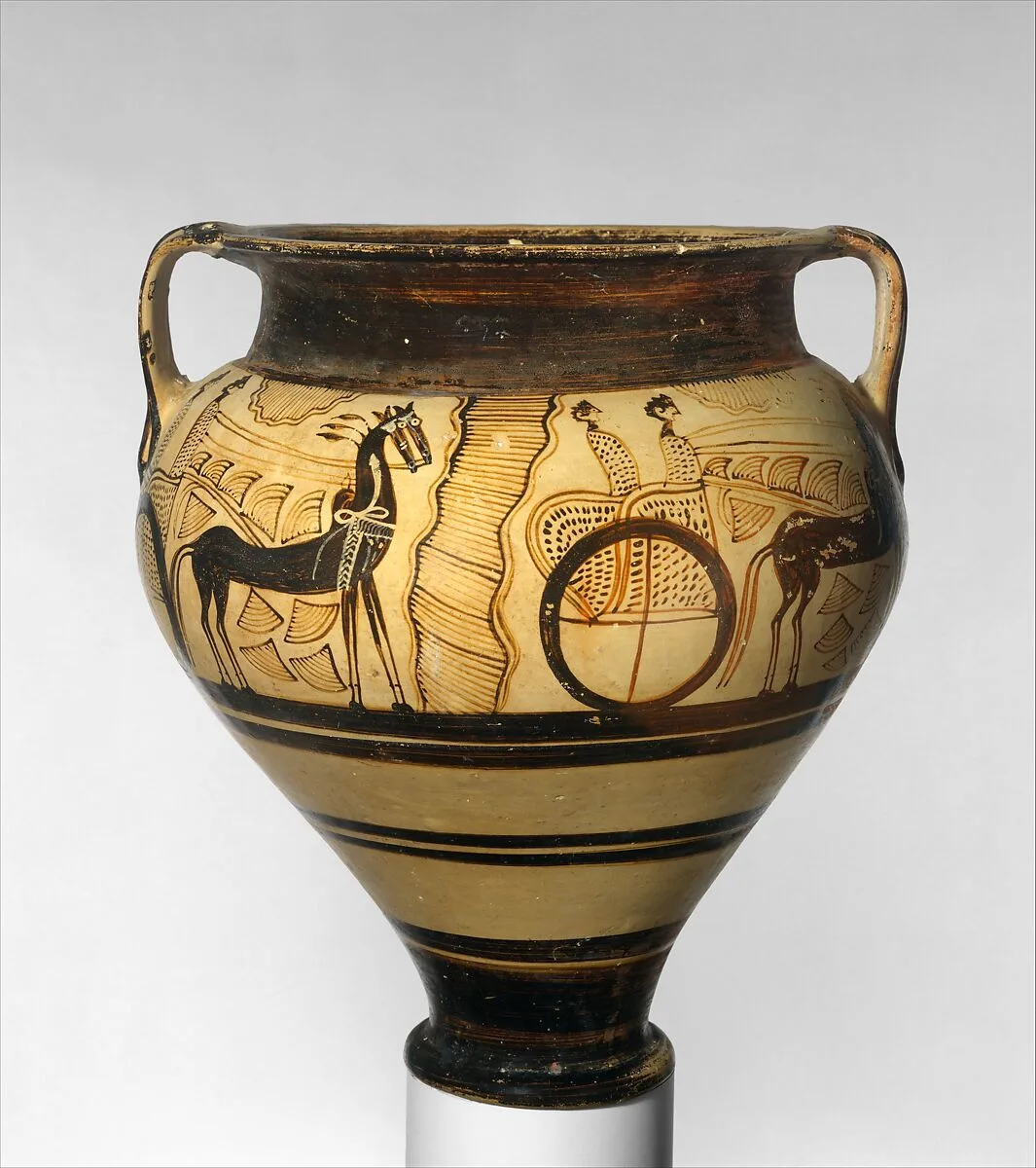 Terracotta chariot krater — Unknown
