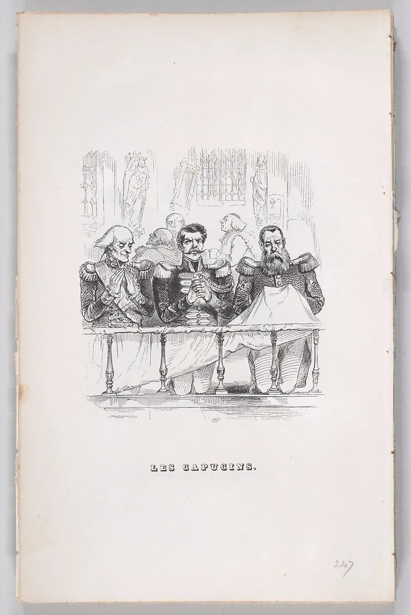 "The Capuchins" from The Complete Works of Béranger — J. J. Grandville|John Thompson|Pierre Jean de Béranger|Fournier & Perrotin