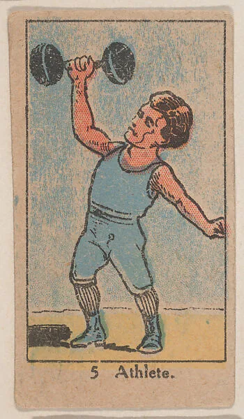 Athlete #5 from the Sports Drawings series (W542) — Unknown