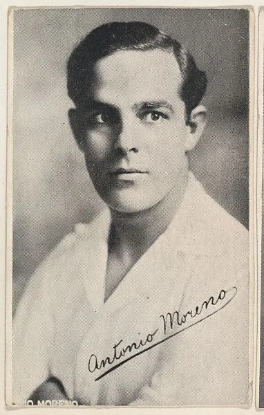 Antonio Moreno, bakery card from the Movie Stars series (D55), issued by the Morehouse Baking Company — Morehouse Baking Company