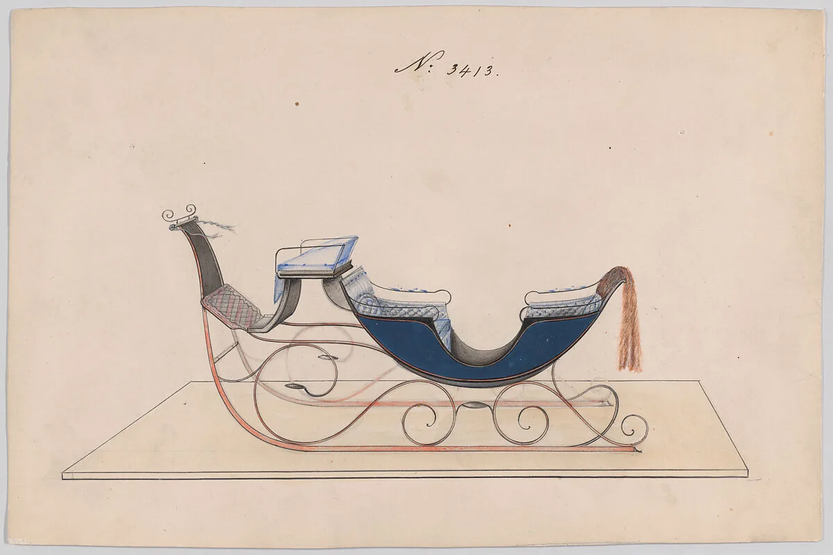 Sleigh, no. 3413 — Brewster & Co.