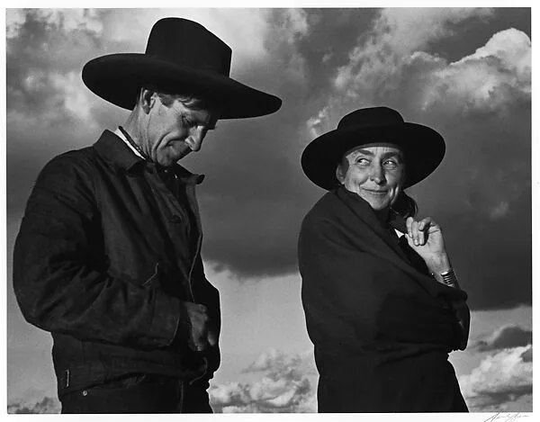 Georgia O'Keeffe and Orville Cox, Canyon de Chelly National Monument, Arizona — Ansel Easton Adams