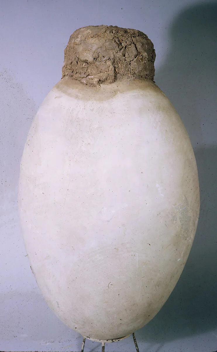 Jar containing mummifying materials — Unknown