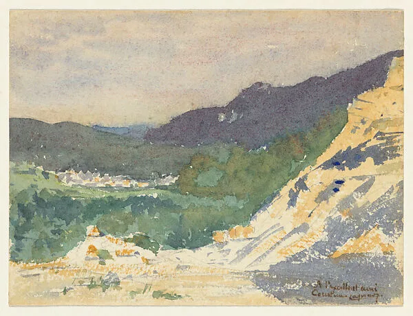 Landscape in the Pyrenees at Arudy — Pierre Laprade