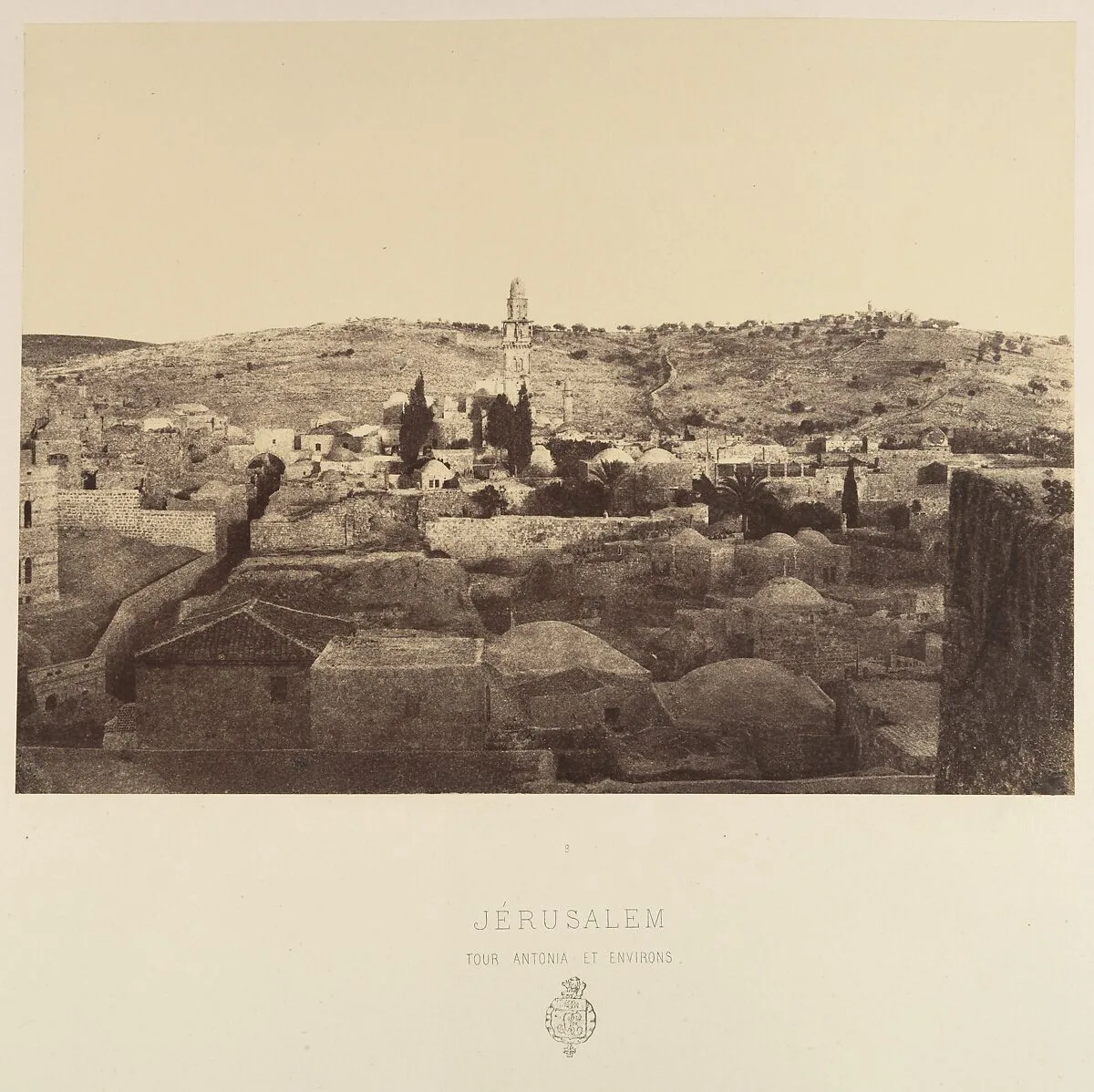 Jérusalem. Tour Antonia et Environs — Louis de Clercq|H. Jannin|J. Blondeau et Antonin