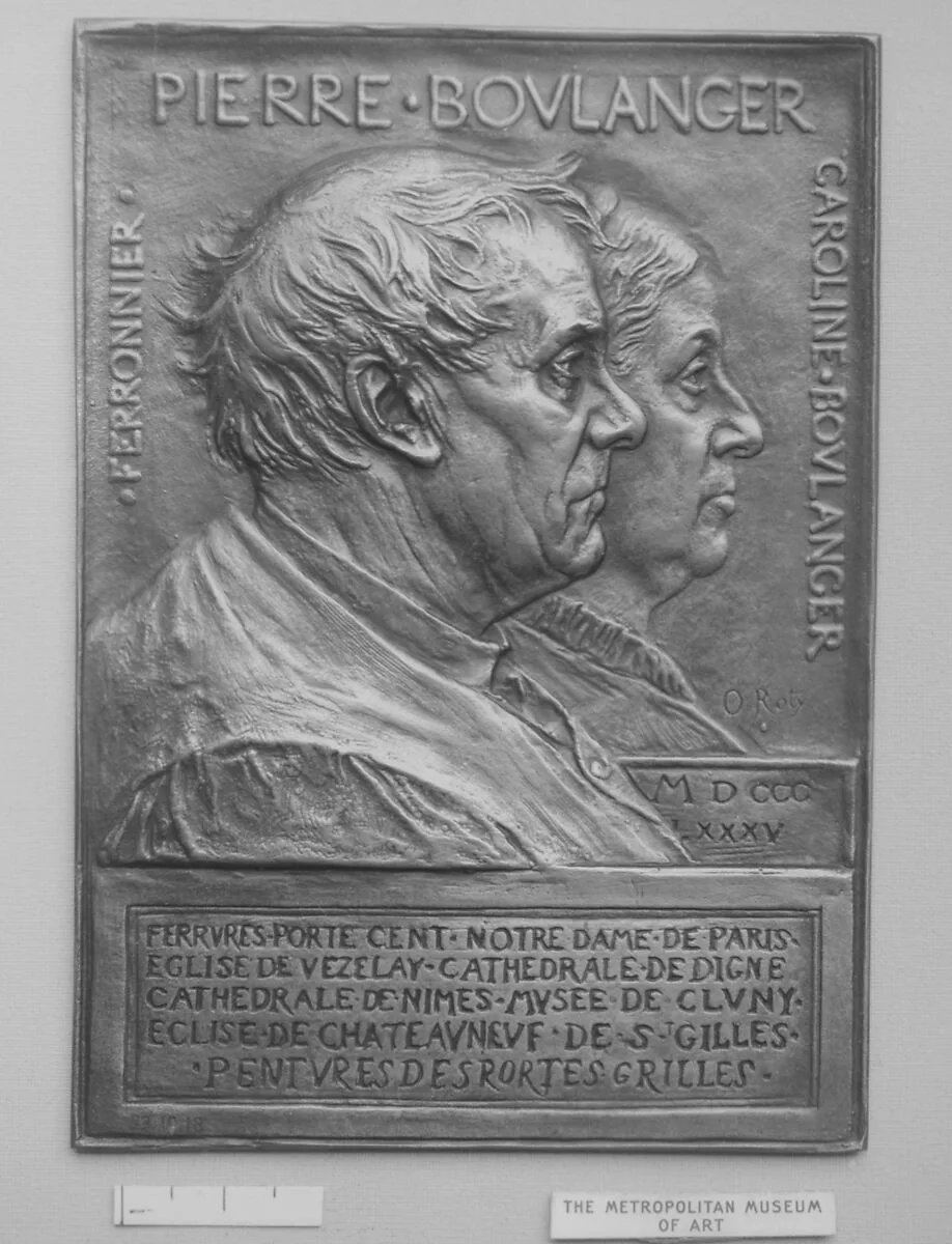 Pierre Boulanger, Ironworker, and His Wife — Louis-Oscar Roty
