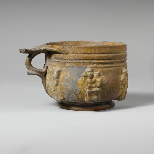 Terracotta scyphus (drinking cup)