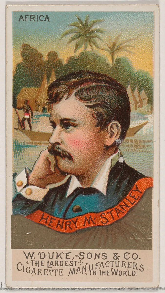 Henry McStanley, from the series Great Americans (N76) for Duke brand cigarettes — W. Duke, Sons & Co.