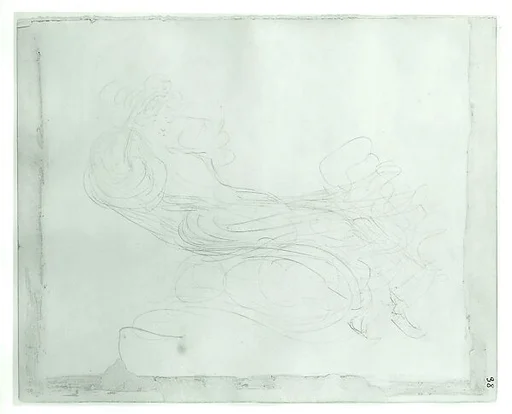 38r. A reclining woman; 38v. A woman walking with a parasol